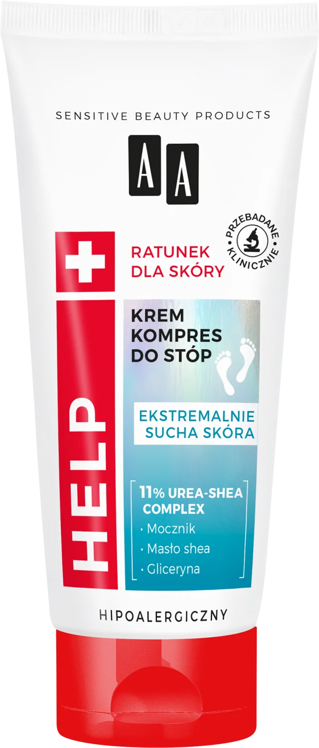 AA HELP, odżywczy krem kompres do stóp, 75 ml