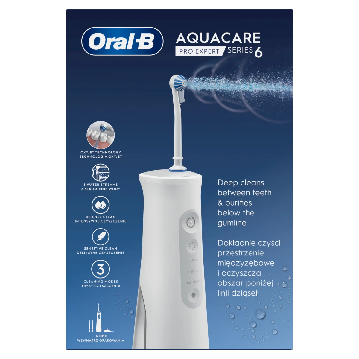 Oral-B AquaCare 6 Pro-Expert Irygator do zębów, 1 szt.