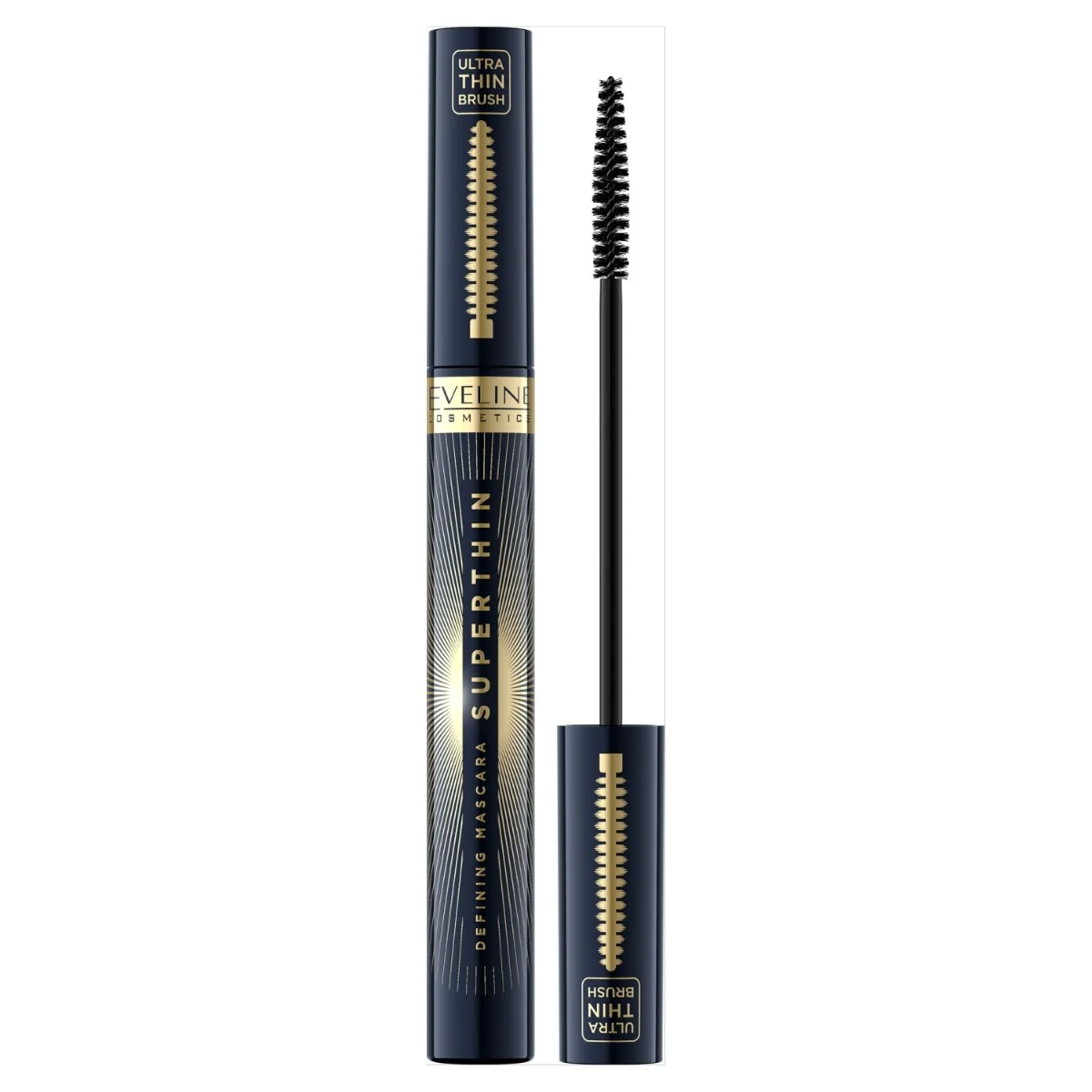 Eveline Cosmetics Superthin Defining Mascara tusz do rzęs z precyzyjną szczoteczką, 6 ml