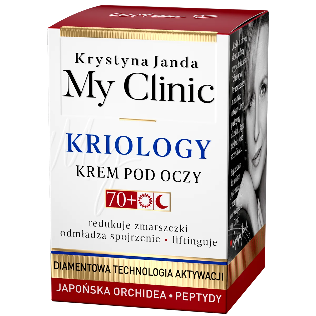 Janda My Clinic KRIOLOGY, krem pod oczy 70+, 15 ml