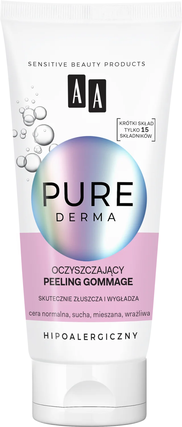 AA Pure Derma, oczyszczający peeling gommage, 75ml