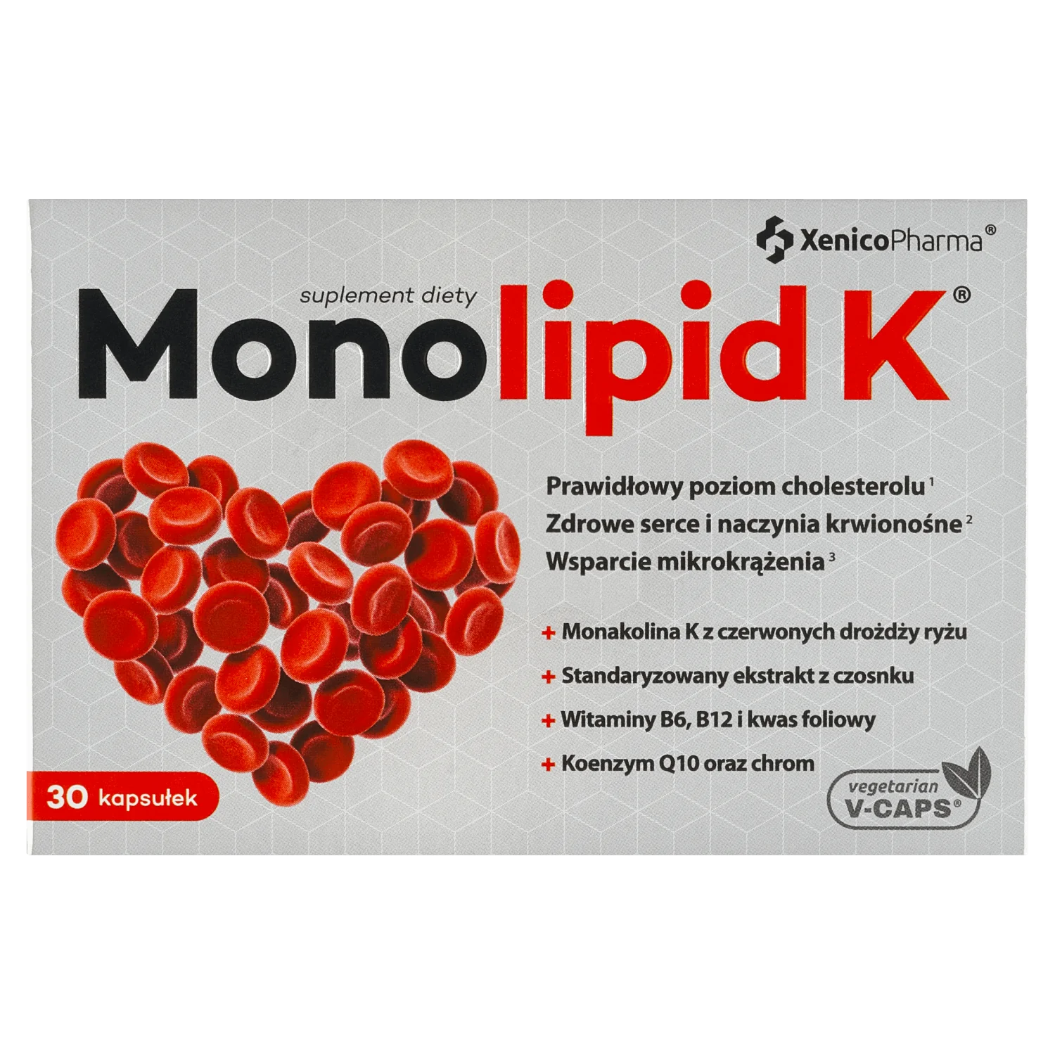 Monolipid K, suplement diety, 30 kapsułek