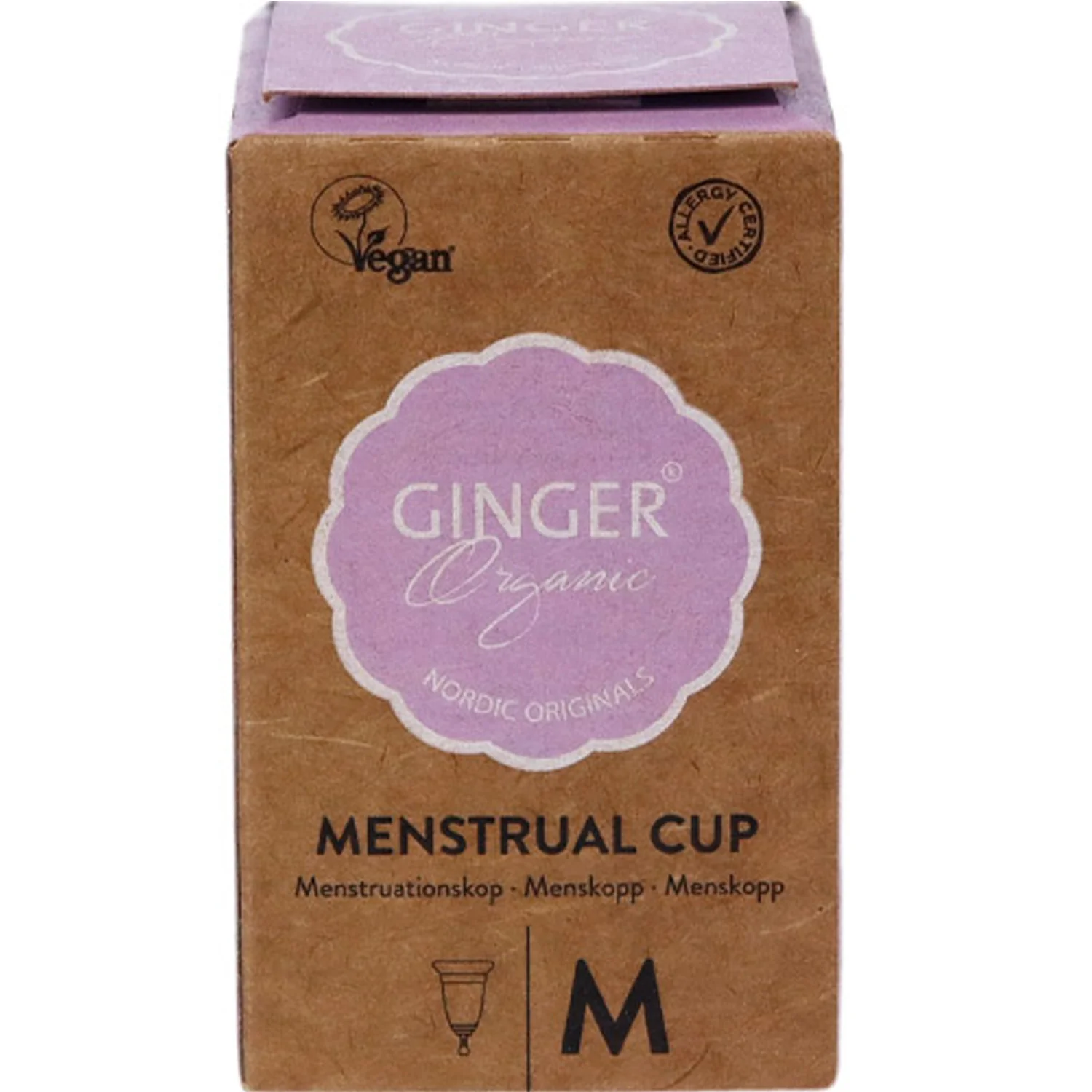 GingerOrganic, kubeczek menstruacyjny M, 1 szt.