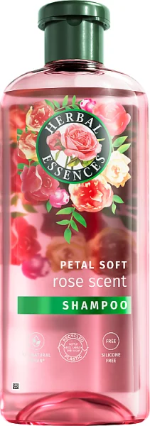 Herbal Essences Rose Scent Petal Soft, szampon  do suchych włosów, bez silikonu, 350 ml