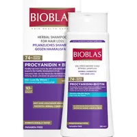 BIOBLAS Procyjanidyna + Biotyna ziołowy szampon przeciw wypadaniu włosów, 360 ml