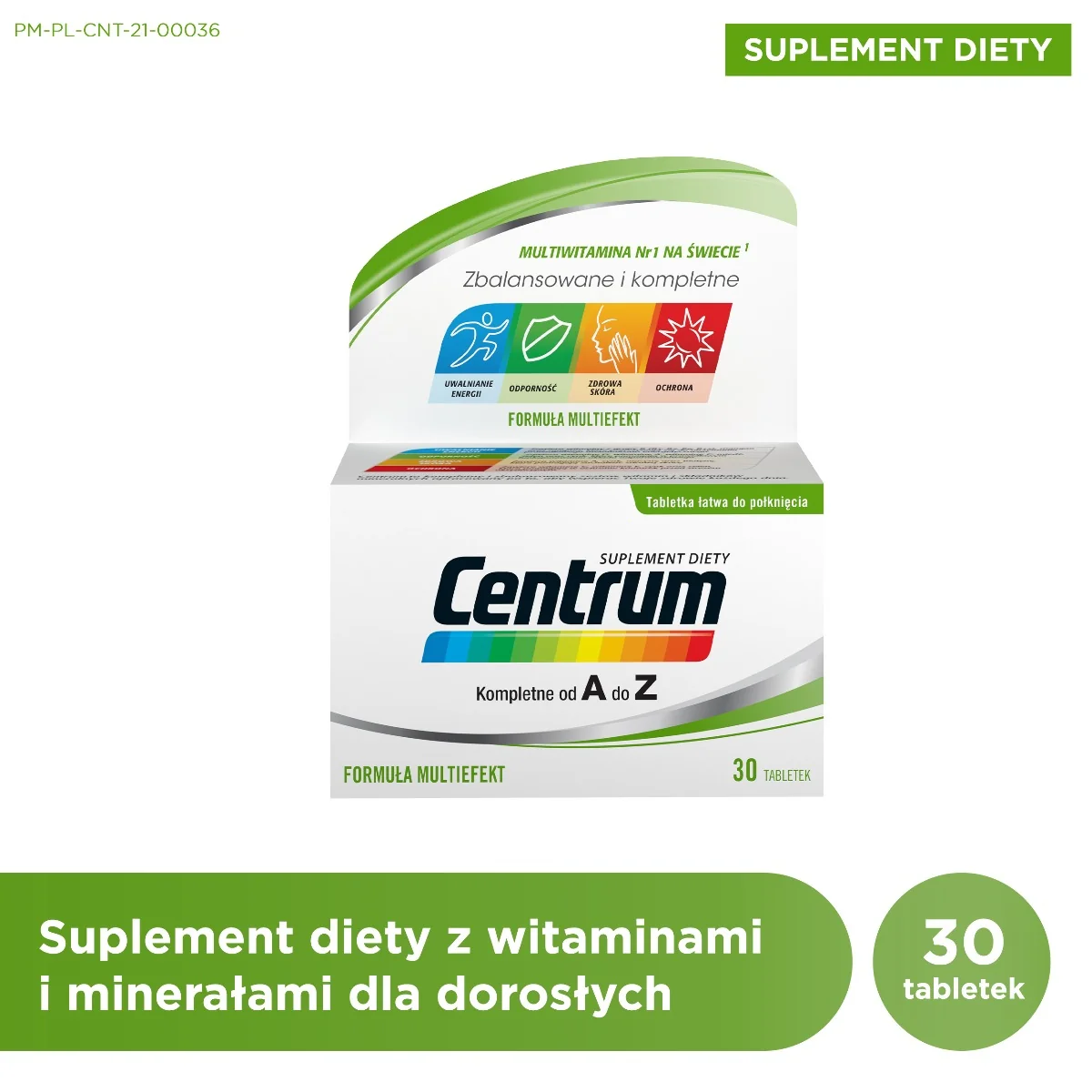 Centrum kompletne od A do Z, suplement diety, 30 tabletek