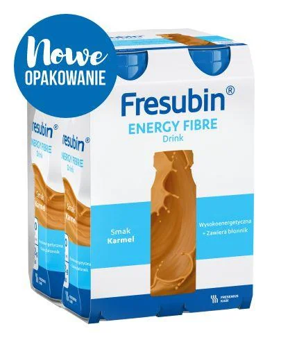 Fresubin Energy Fibre Drink płyn, smak karmelowy, 4 x 200 ml