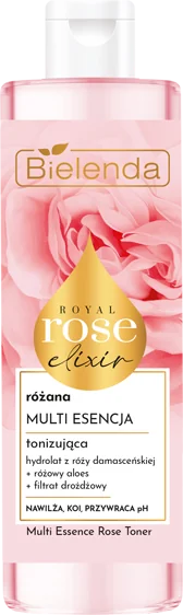 Bielenda Royal Rose Elixir, esencja tonizująca, 200 ml