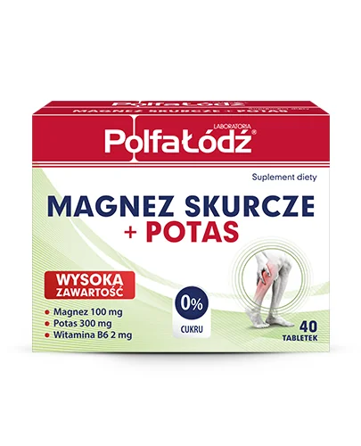 Magnez Skurcze+Potas, 40 tabletek