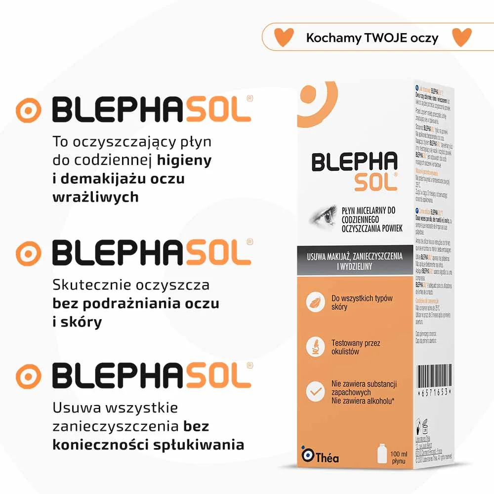 Blephasol płyn micelarny do pielęgnacji wrażliwych powiek, 100 ml