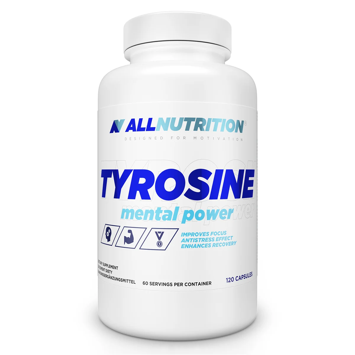 Allnutrition Tyrosine mental power, 120 kapsułek