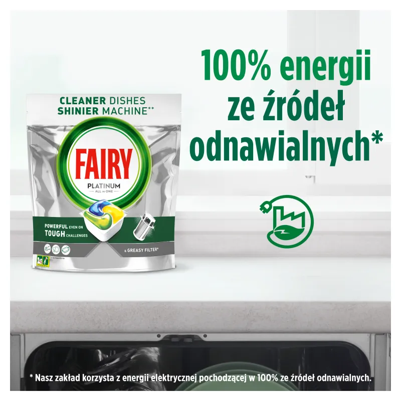 Fairy Platinum All in One Lemon tabletki do zmywarki, 70 szt. 