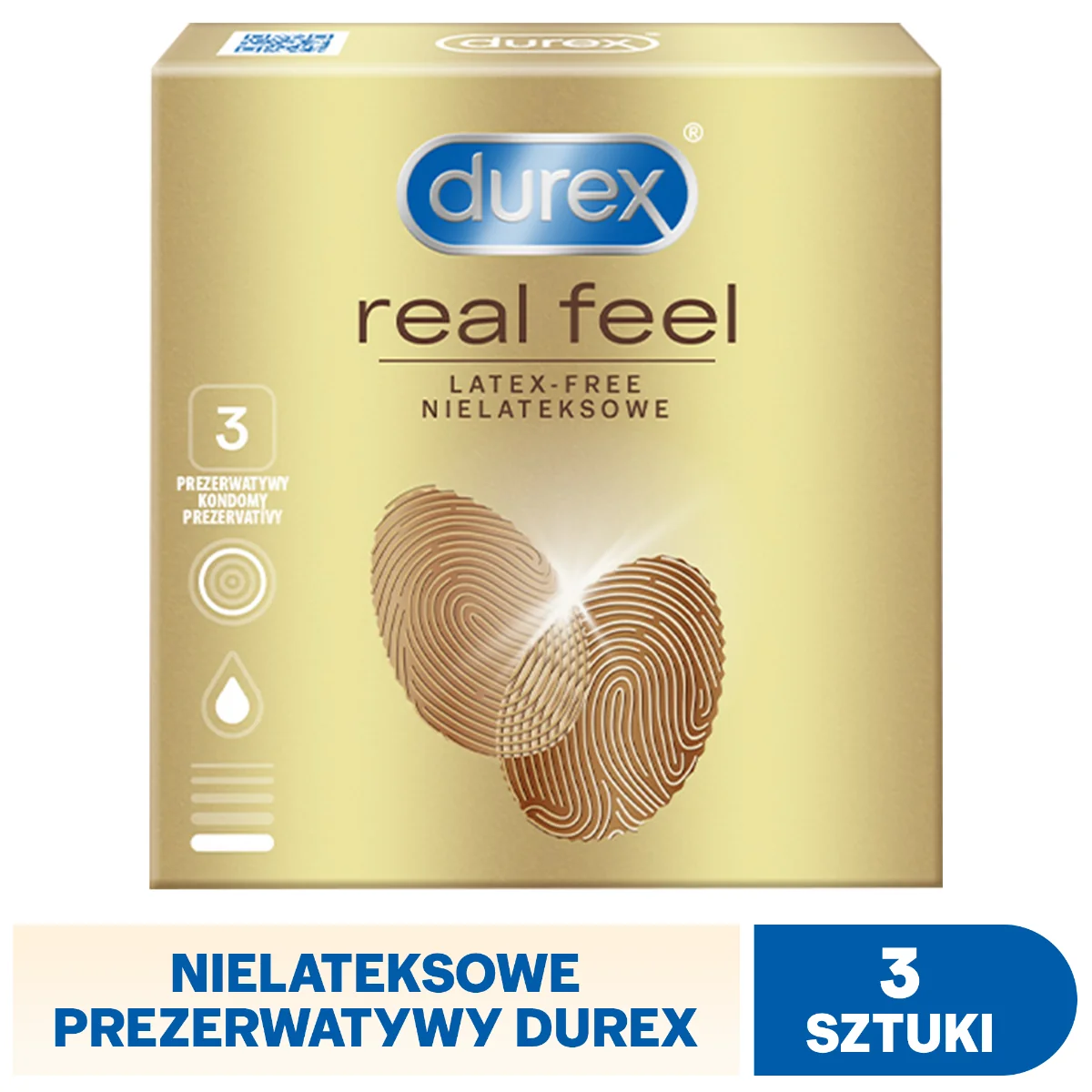 Prezerwatywy Durex Real Feel,3 szt.