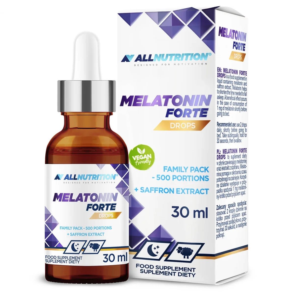 Allnutrition Melatonin Fort Drops, 30 ml