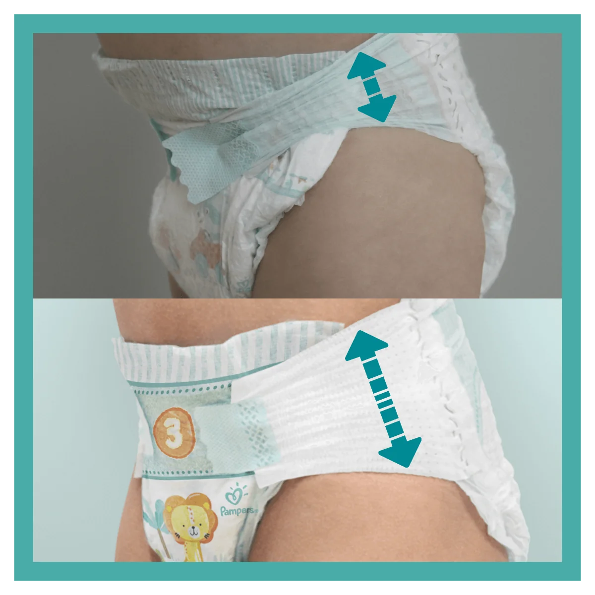 Pampers Active Baby, pieluchy, rozmiar 3, 6-10 kg, 66 sztuk 