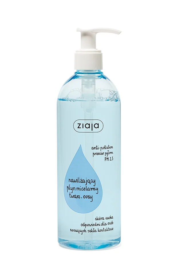 Ziaja De-makijaż nawilżający płyn micelarny, 390 ml