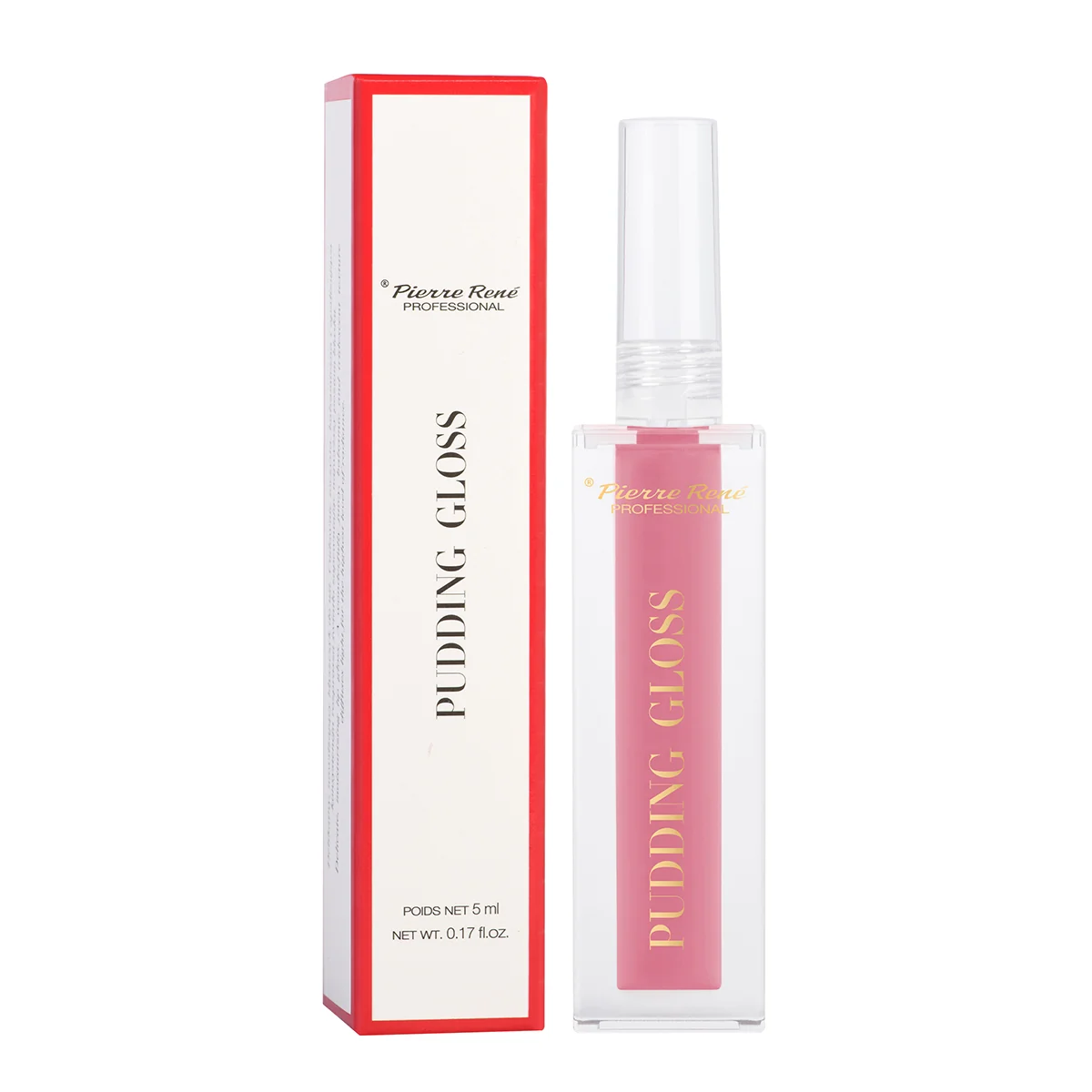 Pierre René Pudding Lip Gloss błyszczyk do ust, 03-Glos Up Pretty, 5 ml