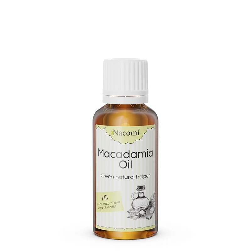 Nacomi olej macadamia, 30 ml. Data ważności 31-03-2025