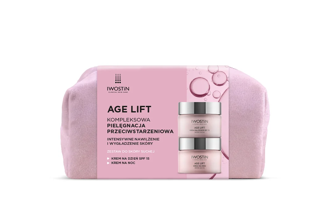 Iwostin Age Lift zestaw kosmetyków do cery suchej krem na dzień, 50 ml + krem na noc, 50 ml