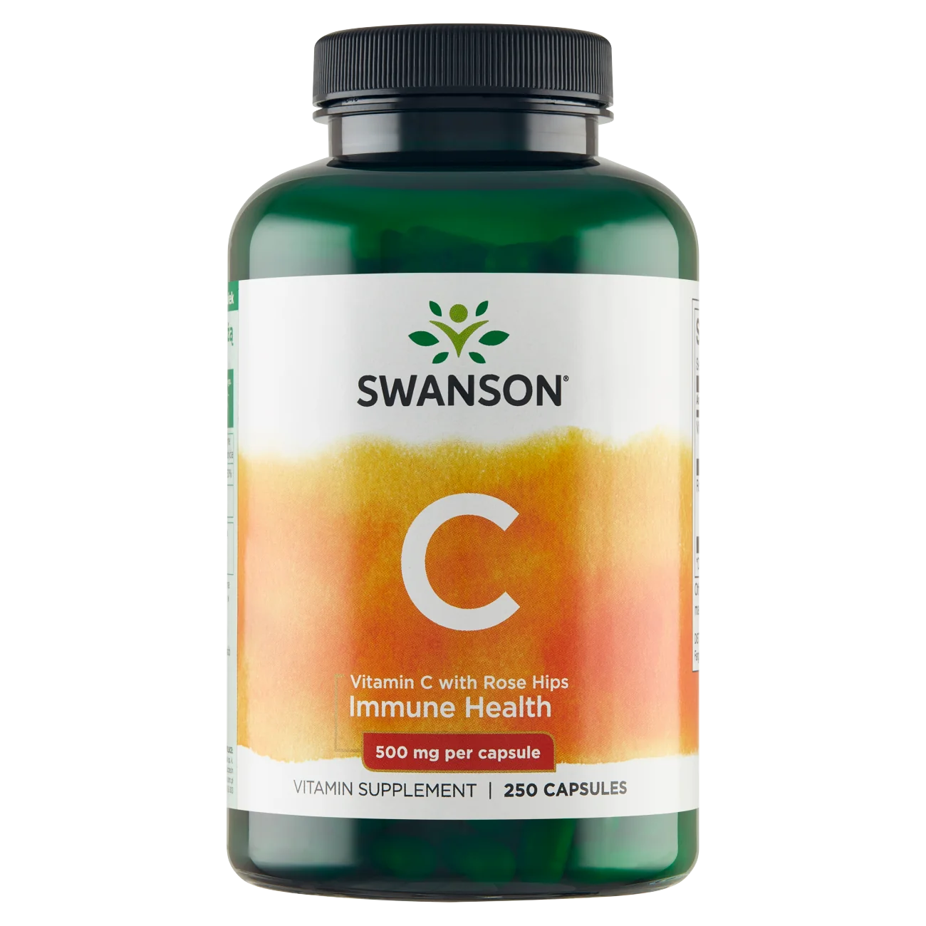 Swanson Witamina C z dziką różą 500 mg, suplement diety, 250 kapsułek