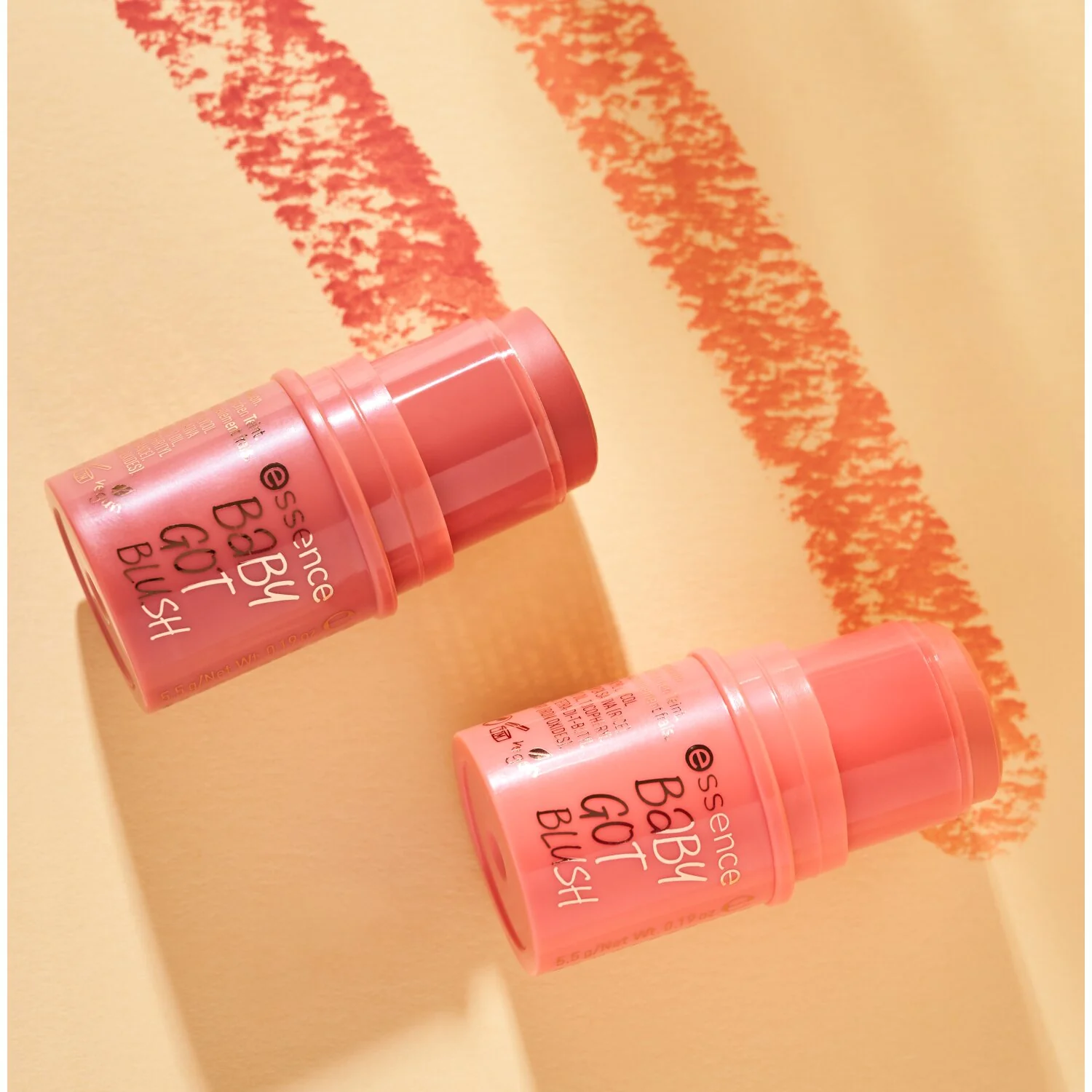 Essence Baby Got Blush róż do policzków w sztyfcie 10 Tickle Me Pink, 5,5 g 