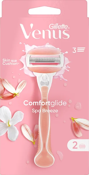 Gillette Venus Comfortglide Spa Breeze, maszynka + 2 ostrza