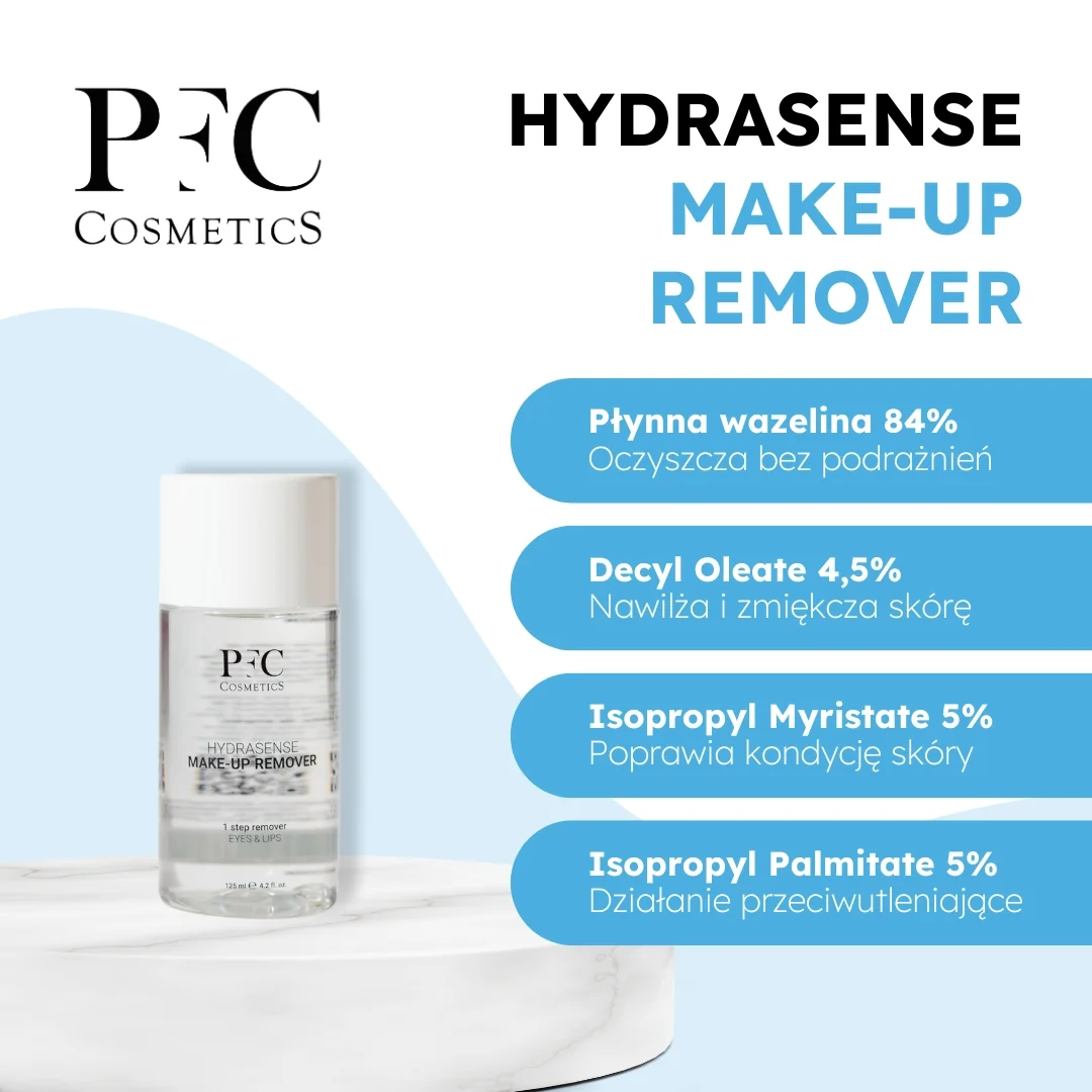 PFC Hydrasense Make-Up Remover płyn do demakijażu, 125 ml