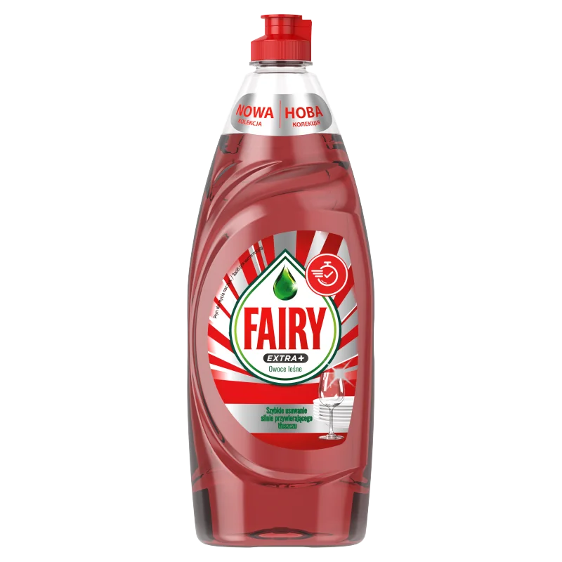 Fairy Extra+ Płyn do mycia naczyń Owoce leśne, 650 ml