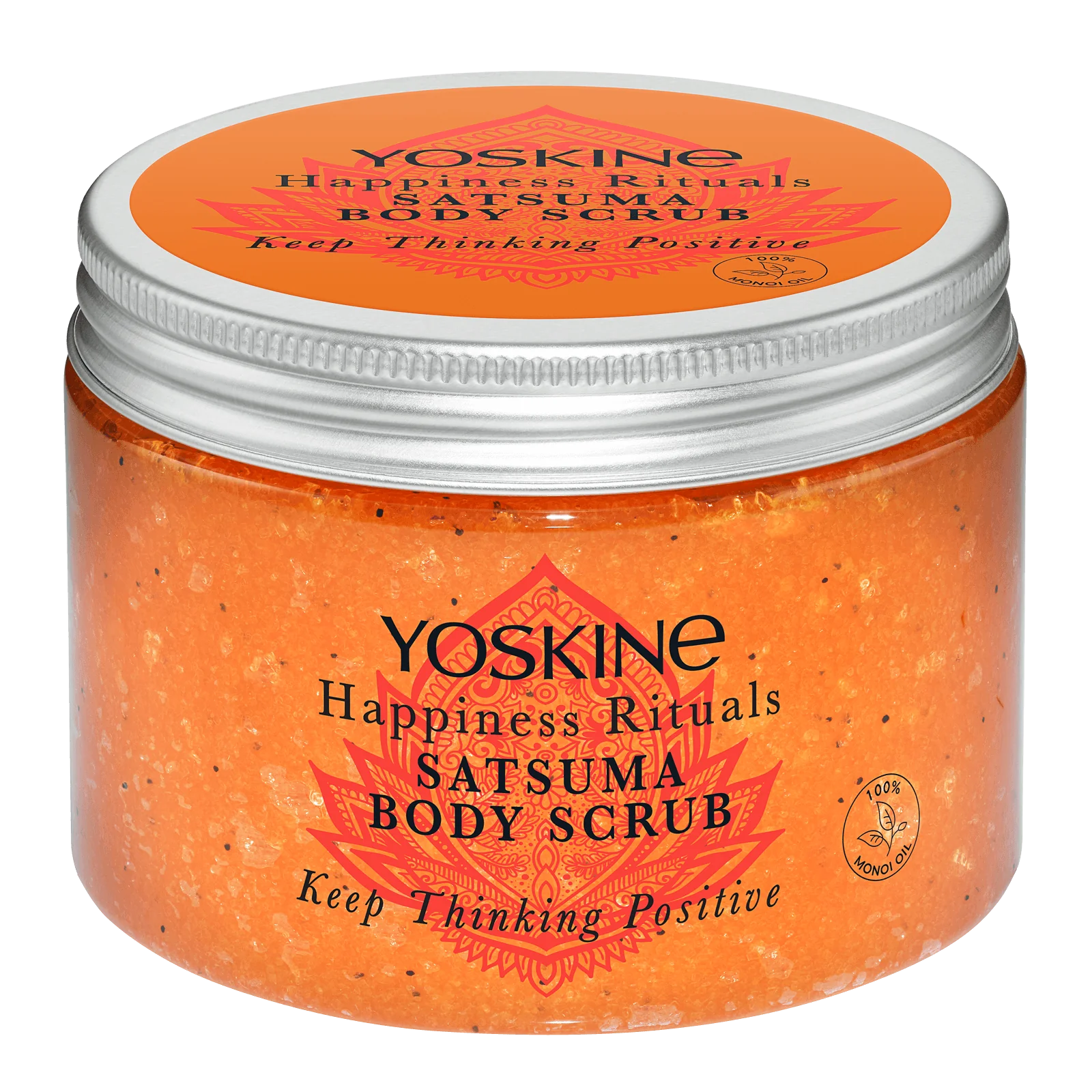 Yoskine Happiness Rituals peeling cukrowy do ciała Satsuma, 300 g