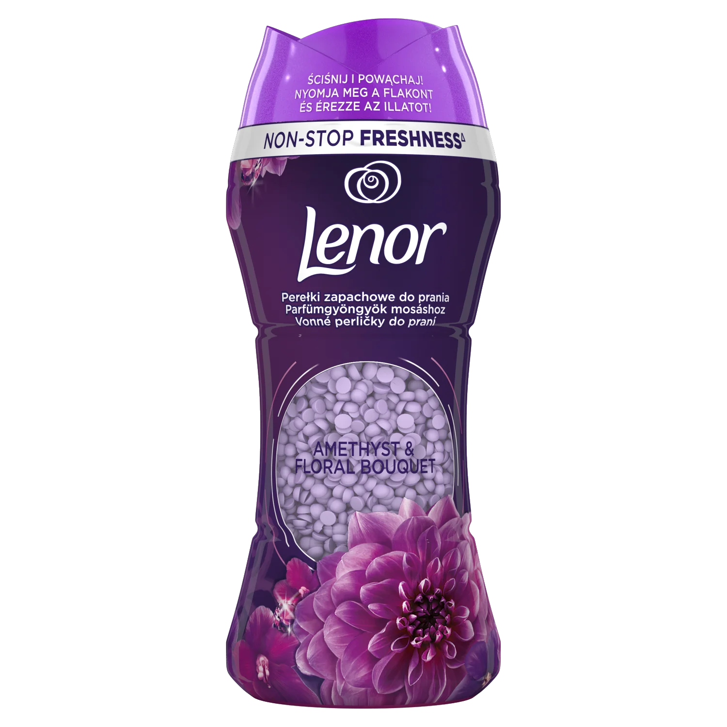 Lenor Amethyst and Floral, Perełki zapachowe do prania, 210 g