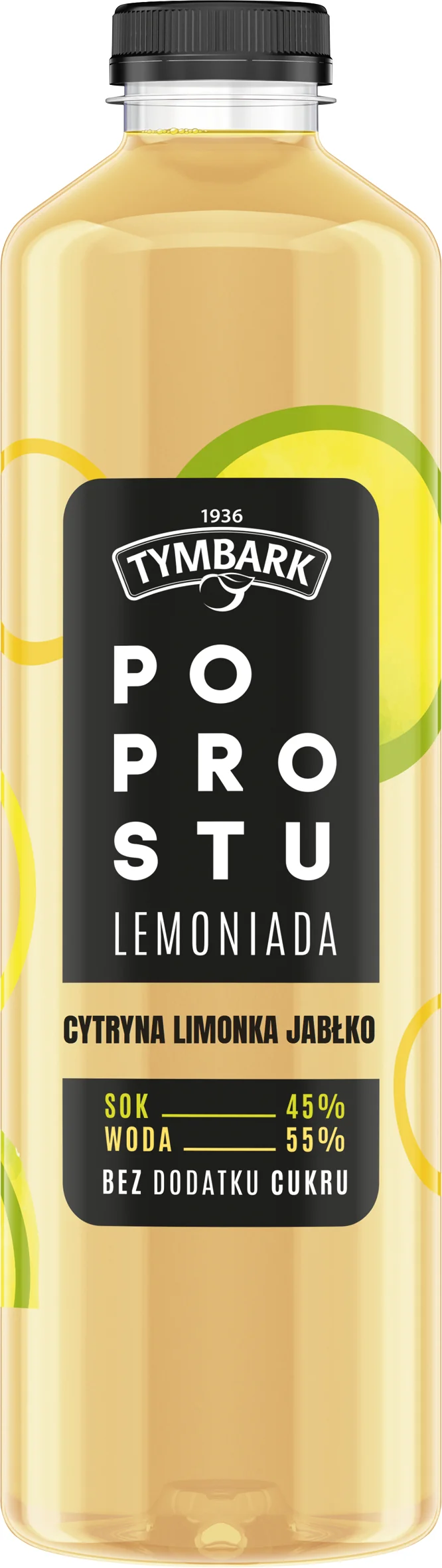 Tymbark Po Prostu Lemoniada Napój cytryna i limonka, 1,25 l