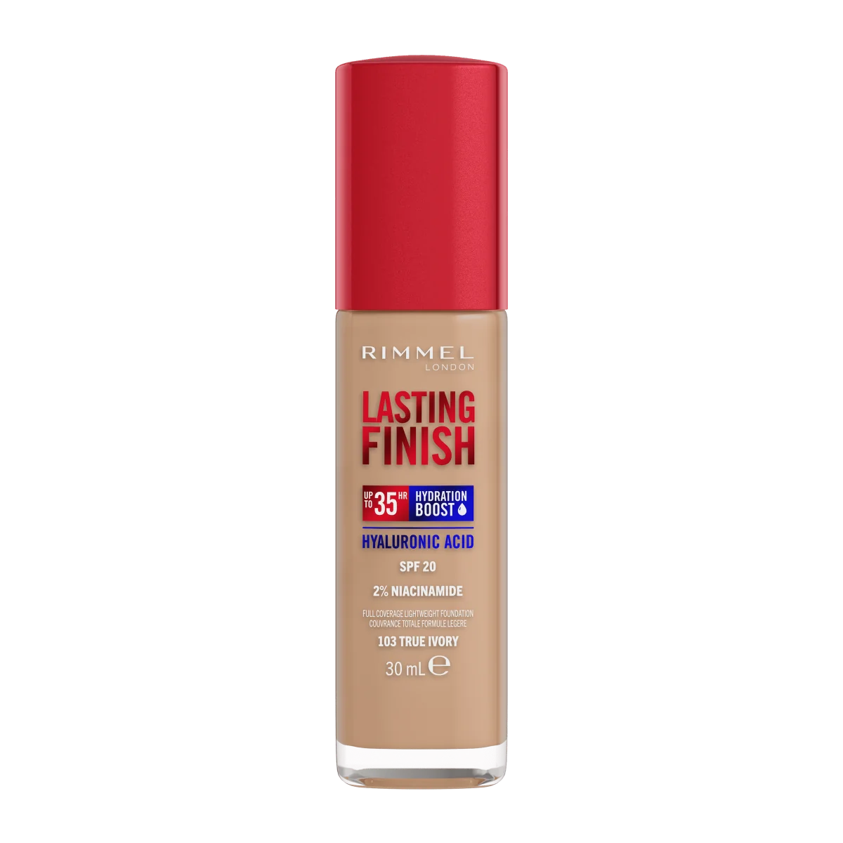 Rimmel Lasting Finish Foundation Podkład do twarzy nr 103 True Ivory, 30 ml