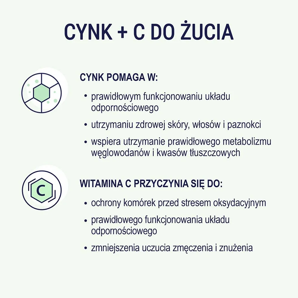 Naturell cynk organiczny + witamina C, 120 tabletek do żucia 