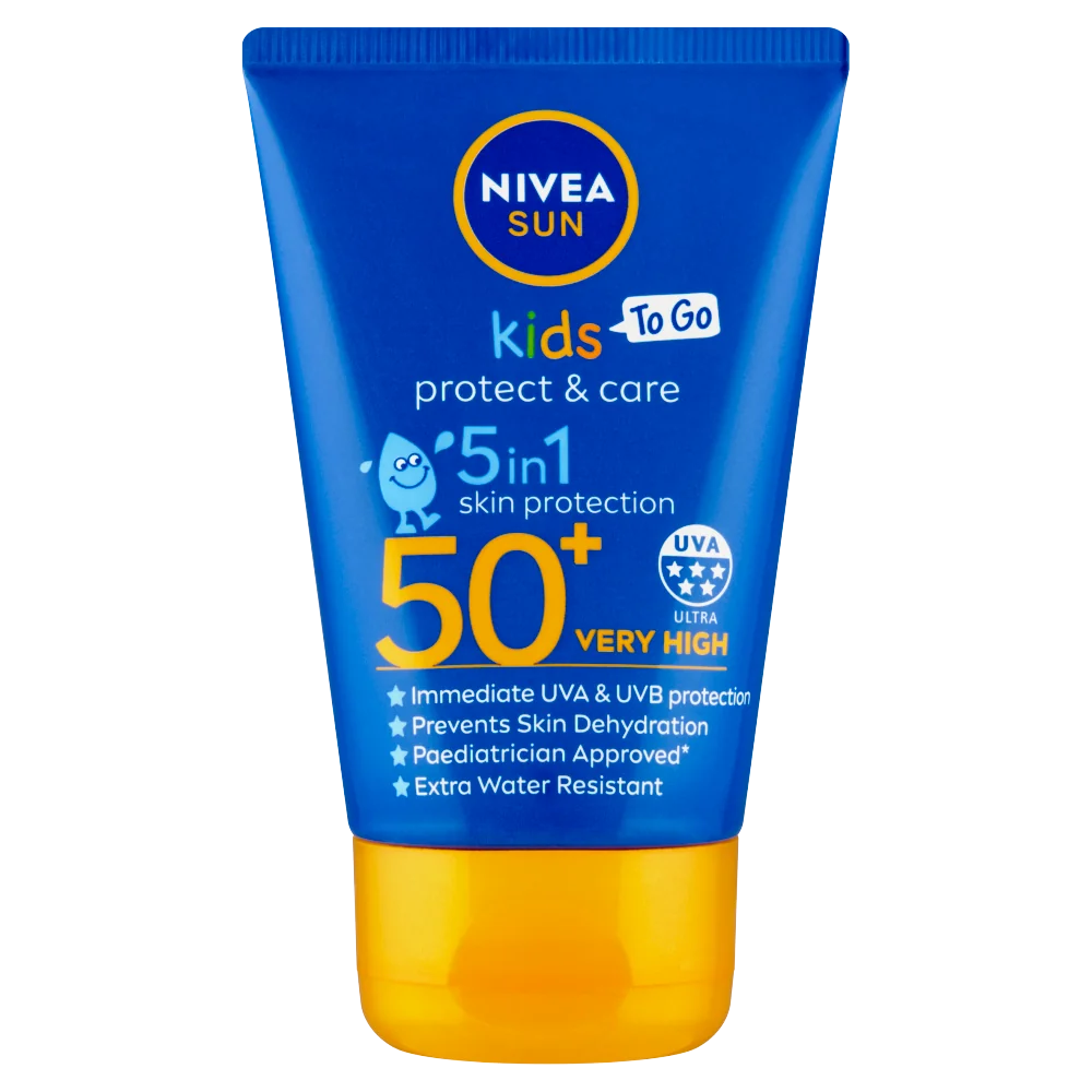 Nivea Sun Kids ToGo Protect&Care, mleczko do opalania dla dzieci SPF 50+, 50 ml