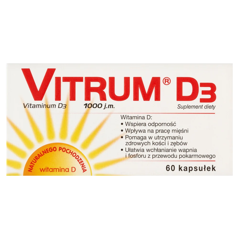 Vitrum D3 1000 60 kapsułek