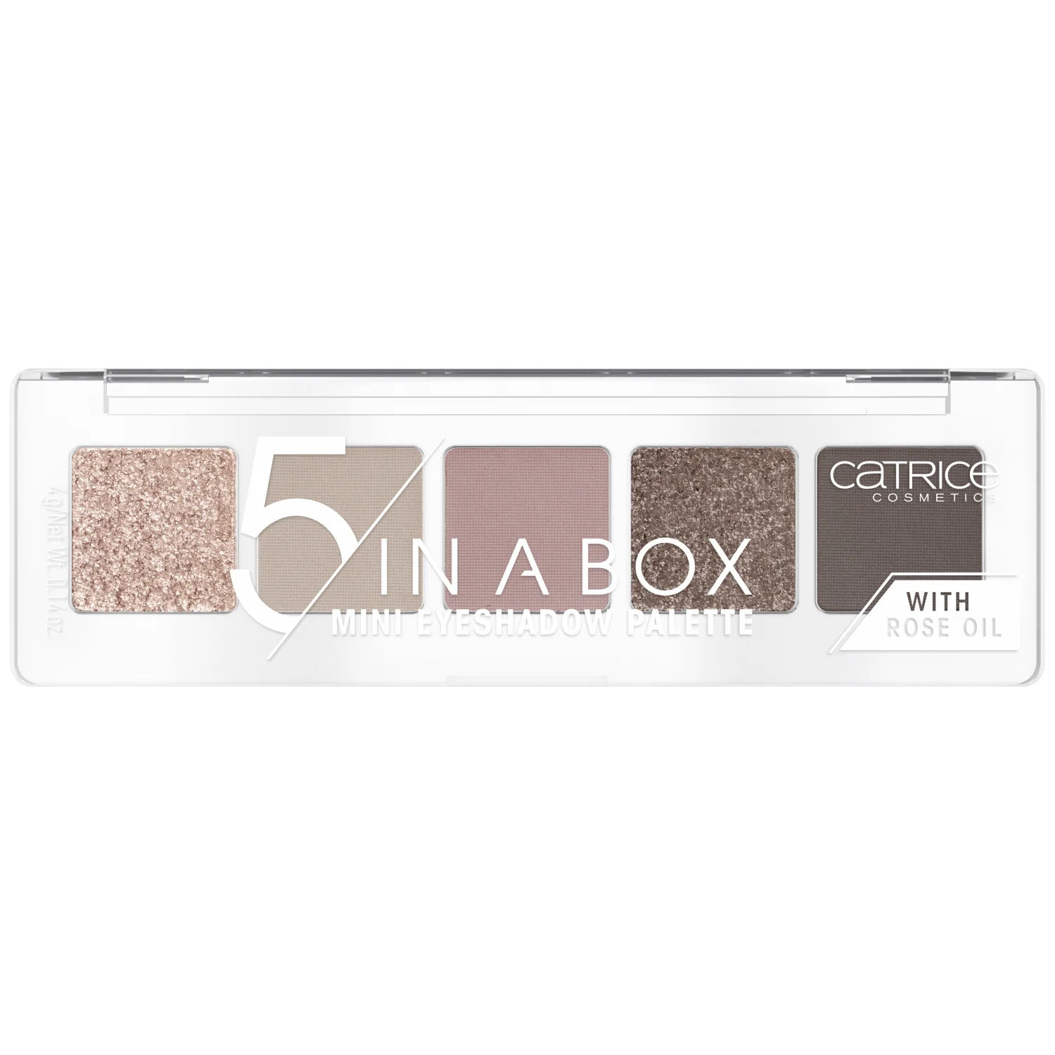 CATRICE 5 In A Box Mini Eyeshadow Palette Paleta cieni do powiek nr 020, 4 g