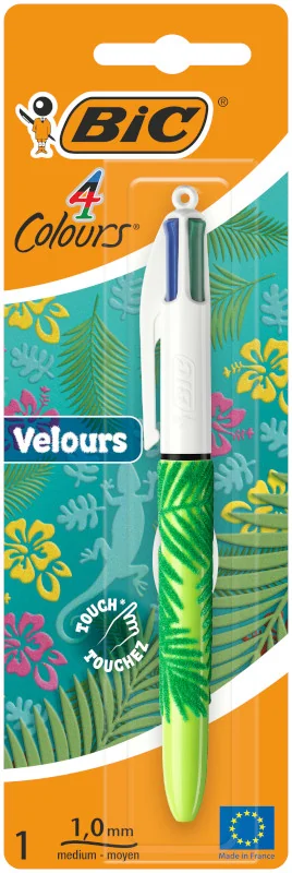 BIC Velours 4 Colours Długopis 4 kolory, 1 szt.