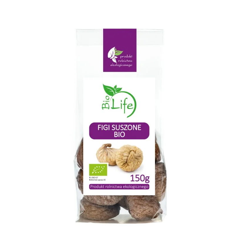 BioLife ekologiczne figi suszone, 150 g