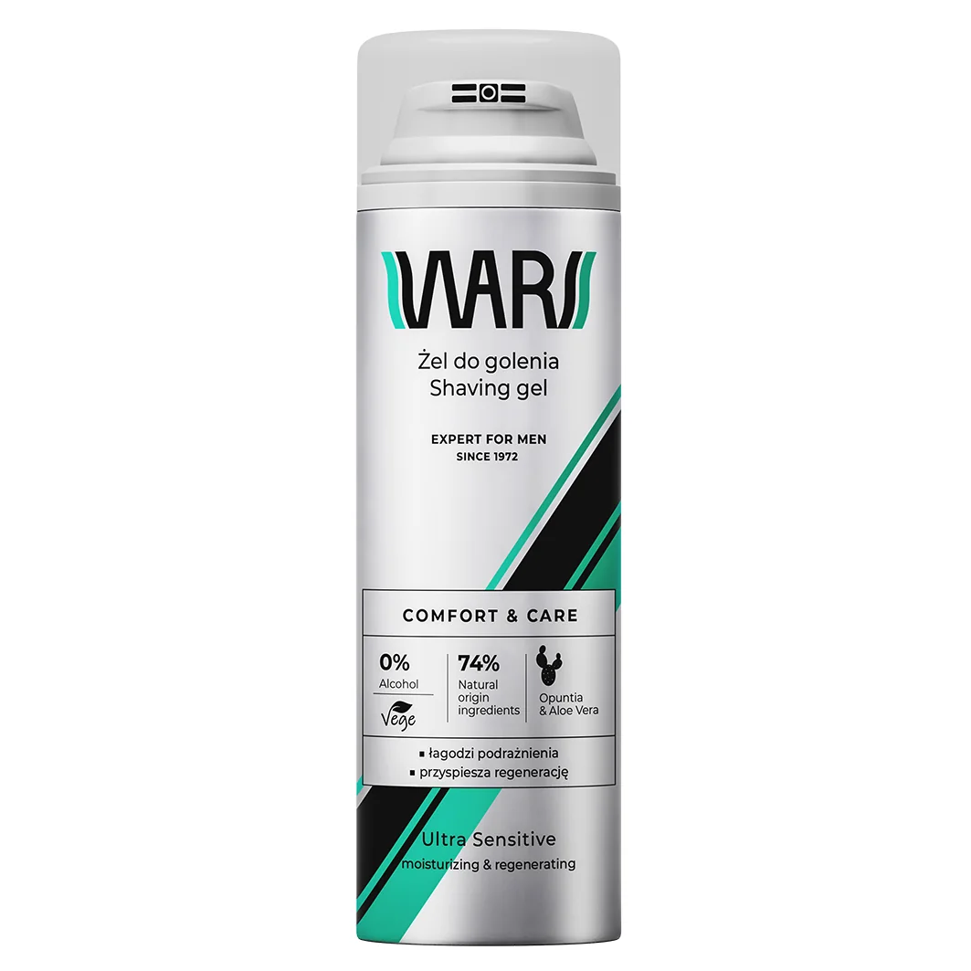 Wars Expert for Men żel do golenia Ultra Sensitive, 200 ml