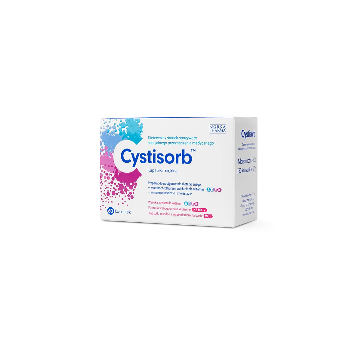 Norsa Pharma Cystisorb, 60 kapsułek