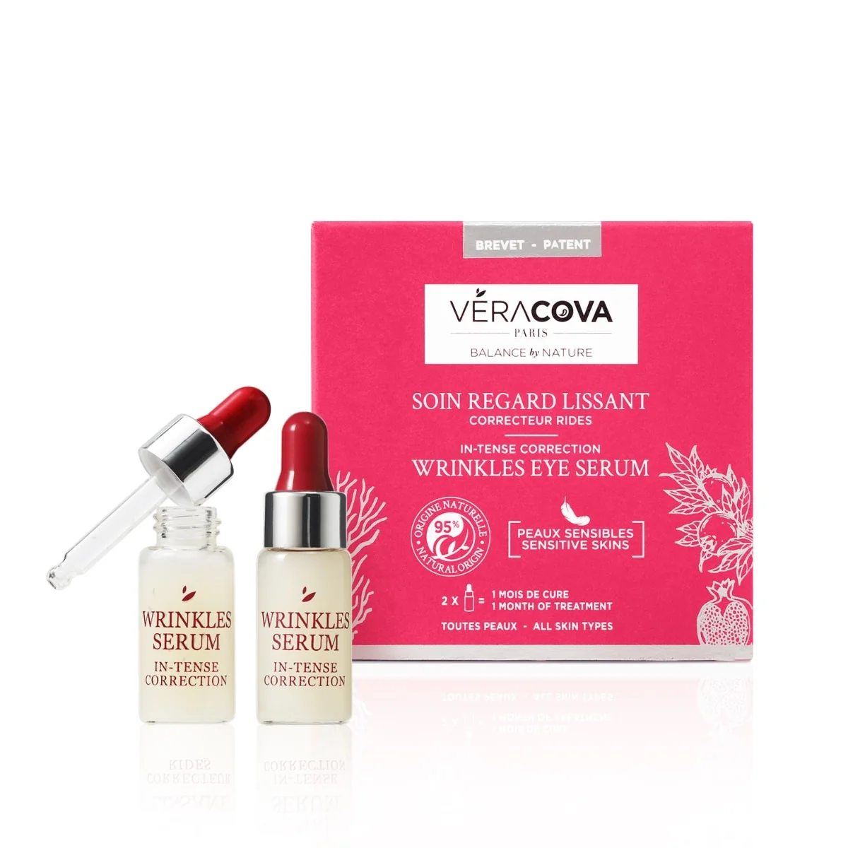 Veracova In-Tense Correction serum pod oczy przeciwzmarszczkowe, 2 x 5 ml