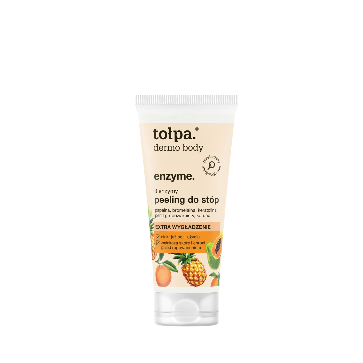 Tołpa Dermo Body Enzyme, peeling do stóp 3 enzymy, 60 ml