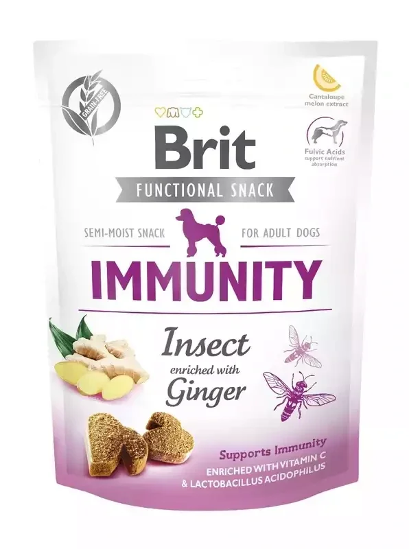 Brit Care Functional Snack Immunity Insect Przysmak dla psa wspierający odporność, 150 g