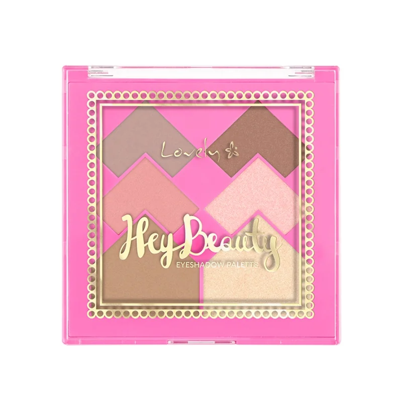 Lovely Hey Beauty Eyeshadow Palette wielofunkcyjna paleta do makijażu twarzy, 18 g