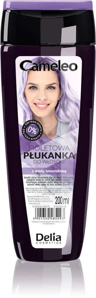 Delia Cameleo 02 Fiolet pukanka do włosów z wodą lawendową, 200 ml