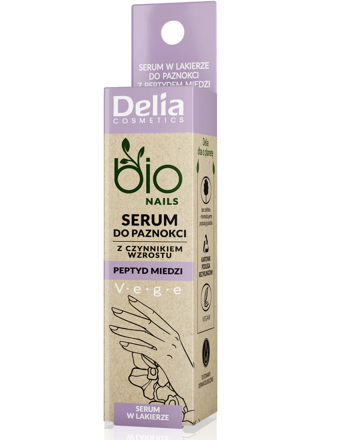 Delia Bio Nails peptydowe serum stymulujące wzrost paznokci, 11 ml