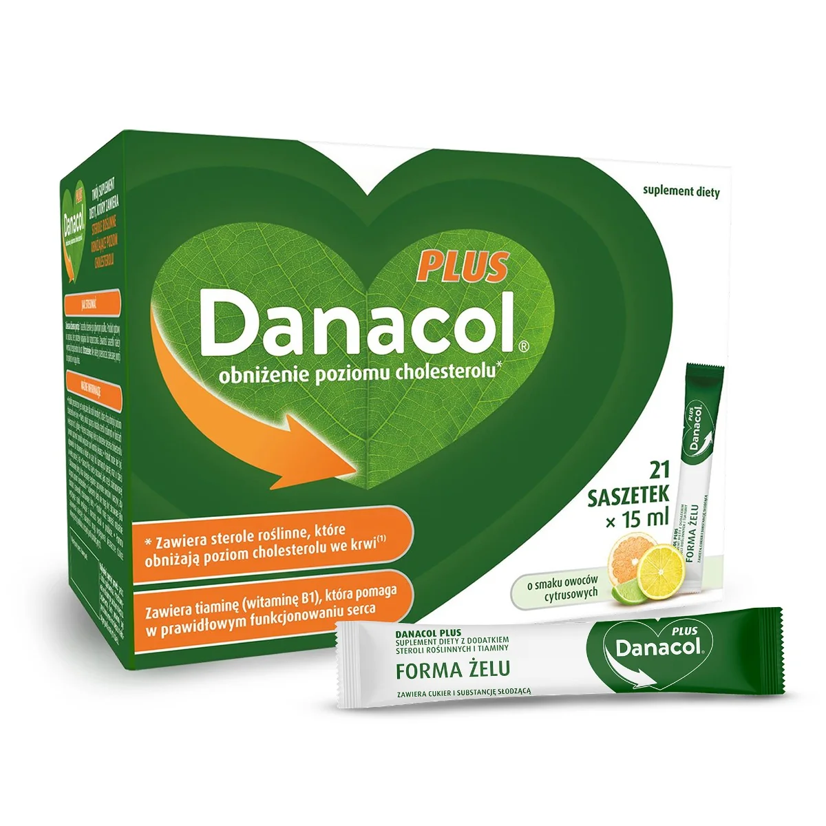 Danacol Plus, 21 saszetek 