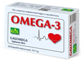 Gal Galomega Omega-3, suplement diety, 150 kapsułek