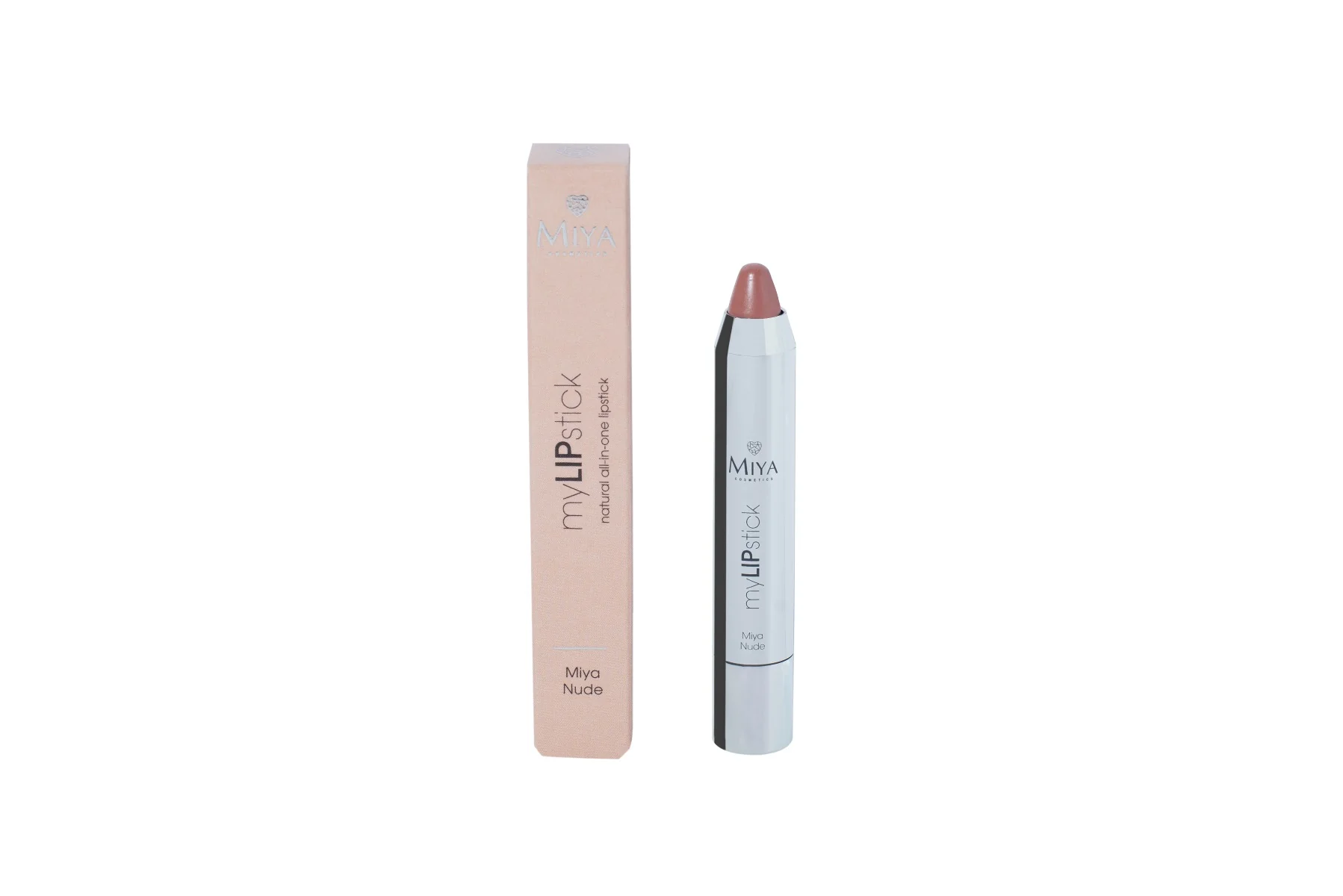 Miya myLIPstick Naturalna pielęgnująca szminka all-in-one Miya Nude, 2,5 g