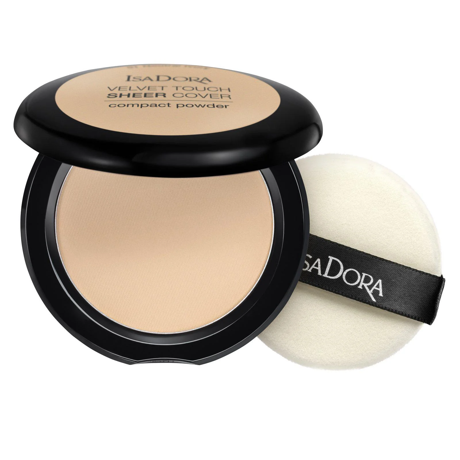 IsaDora Velvet Touch Sheer Cover prasowany puder matujący 41 Neutral Ivory, 7,5 g